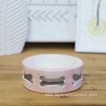 Customizable Puppy Dog Ceramic Dog Bowl